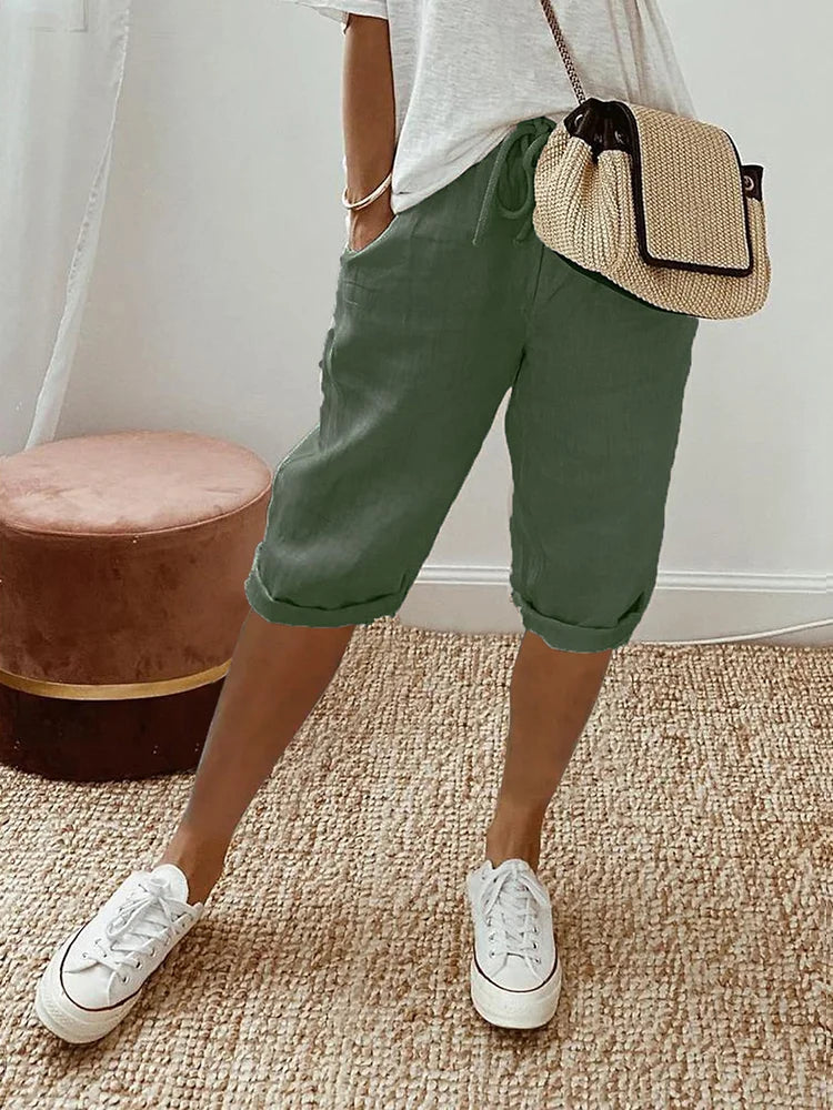 KARL™ Kiwi Comfort | Linen and Cotton Shorts|Kiely&Cork™